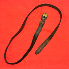 Authentic WWII Era German K98 Mauser 3-Hole Rifle Sling with Brass Buckle - NICE picture