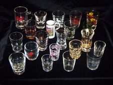 Shot Glass Collection Indian Pre Pro? XXX Swirl Elvis Japan Gambling Liquor  picture