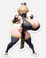 Ninja Princess Rosalina Girl sexy Vinyl heavy duty Sticker picture