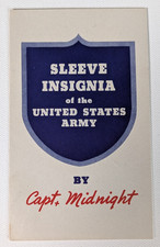 Captain Midnight's Secret Squadron Sleeve Insignia Pamphlet Radio Serial 1940s picture