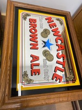 Newcastle Brown Ale Framed Mirror picture