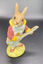VTG 1981 Royal Doulton MR. BUNNYBEAT STRUMMING Bunnykins Figurine DB 16, England picture