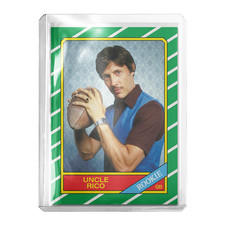 Custom Uncle Rico Napoleon Dynamite Novelty 1986 Rookie Retro Football Card picture