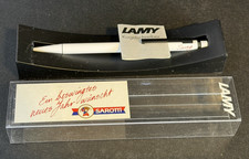 VINTAGE LAMY cp1 Ballpoint Pen White/Black Model 257 Original Box Sarotti HTF NEW picture