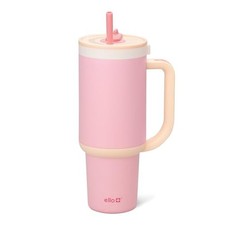 Ello Oasis 40oz Insulated Stainless Steel Tumbler with Straw, Sunrise Glow picture