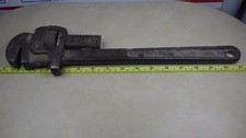 Rare Antique J P Danielson Co Pipe Wrench Jamestown NY Tool Steel Drop Forged 18 picture