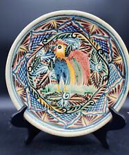 Vintage Casal Mexico Handmade Hand Painted Decorative Plate Folk Art Rooster 11