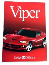 2000 Dodge Viper 30-Page Original Sales Brochure Book - GTS ACR RT RT/10 picture