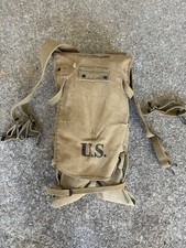 WWII US Army M-1928 HAVERSACK Boyt Dated 1942 Field Pack Straps NAMED Stamped picture