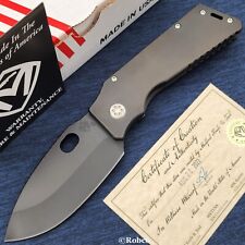 Medford TFF-H PVD S35VN Drop Point Blade Tumbled Black PVD Titanium Handles picture