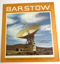 Vintage 1966 Barstow California NASA Communication Antenna Booklet picture