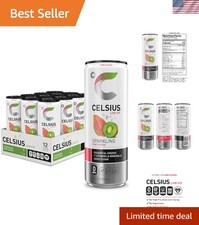 Kiwi Guava Sparkling Energy Drink - Case of 12, Sugar-Free Refreshment picture