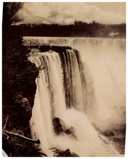 George Barker (attr), Canada, Niagara Falls, Horseshoe Falls Vintage Albums pri picture