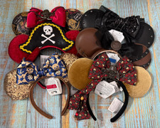 Genuine Disney Parks Pirates of the Caribbean Minnie Mouse Ears Headband 6 Style picture