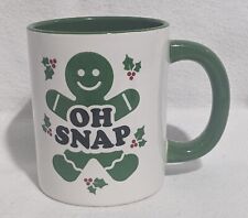 Add a Touch of Whimsy to Your Morning Routine: Oh Snap Gingerbread Green Mug picture
