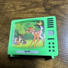 Vintage 1960s Plastiskop Disney BambiMini TV Slide Viewer Germany - WORKS picture