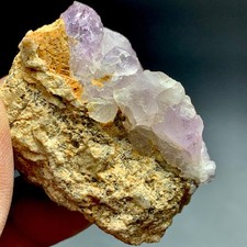 342 CT Terminated Natural Amethyst Crystals Bunch Specimen Pakistan picture