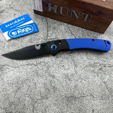 Benchmade 15085-BK Crooked River Black Aluminum G10 Clip-Point Folding Knife picture
