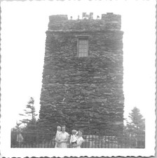 Mount Mitchell Summit North Carolina Family Women Children B&W 1960s Photo #2 picture