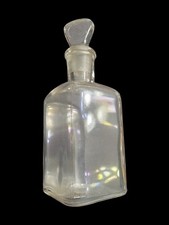 Stearns Fine Perfumes Empty Bottle Iridescent White Rose C1890s picture