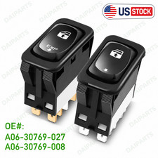 Both Driver & Passenger Side Window Switch Fit for Freightliner Black picture