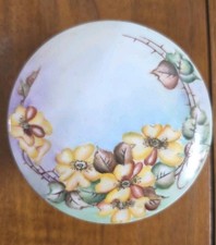 Vintage Moritz Zdekauer 1914 Hand Painted Trinket Bowl picture