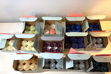 NOS 13 boxes PARTYLITE LOT Tealight votive candles mixed lot RETIRED SCENTS picture