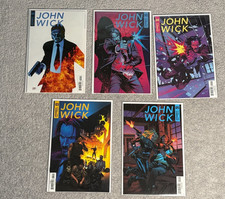 John Wick 1 2 3 4 5 Dynamite Comics Complete Series All First Print Keanu Reeves picture