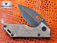 STRIDER KNIVES 3/4 AR S35VN TANTO CUSTOMIZED ANODIZED 6AL4V FULL TITANIUM KNIFE picture