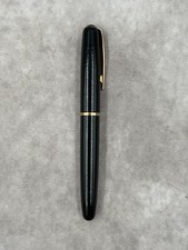 Vintage Tombow Zoom 919bw Black Textured Rollerball Pen Gold Trim Japan Rare picture