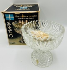 Vintage 1978 Flam Buoyants Floating Flame Candle OLYMPIA NEW IN BOX Made in USA picture