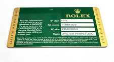 Rolex Hulk 116610LV Submariner Warranty Certificate Guarantee 2012 9 Serial Cert picture