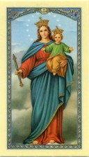 Ofrecimiento a Maria Auxiliadora N - Laminated Holy Cards QUANTITY 25 CARDS picture