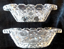 Two Antique American Brilliant Salt Cellars  picture