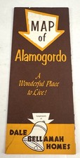 Vtg 1950's New Housing Development Pamphlet Alamogordo New Mexico READ DESC. picture