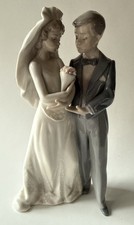 Lladro 5885 From This Day Forward Bride Groom Wedding Figurine Spain 1991 Gift picture
