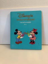 Vintage Disney’s World of English Fun with Words Book 1  1990 Hard to Find picture