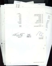 Menachem Begin JSA Coa Signed 1978 Document Israel Autograph picture