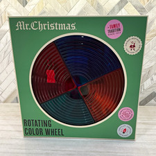 Mr. Christmas LED Rotating Color Wheel Multicolor Indoor Corded Switch picture