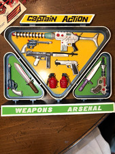 Vintage 1966 Ideal Captain Action Weapons Arsenal Playset - Loose with Weapons picture