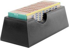 4 Sides Diamond Sharpening Hone Whetstone Stone Block Knife Tool Knife Sharpener picture