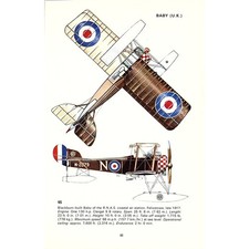 Blackburn Baby Friedrichshafen FF33J UK Germany 1968 Aircraft Bomber Print SE1-1 picture