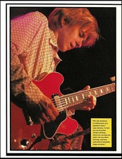 Eric Johnson 1964 Gibson ES-335 red guitar pin-up photo 2000 print picture