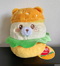 Coosy Bear Burger Plush Stuffed Animal Round1 Exclusive new with tags picture
