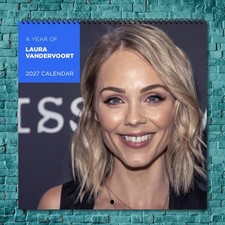 Laura Vandervoort 2027 Wall Calendar 12 Month Celebrity Photo Fan Collectible picture