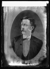 Photo:Mrs Tompkins Portrait Man in Suit Bow Tie Tintype picture