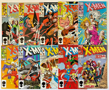 UNCANNY X-MEN (1985) 10 ISSUE SET #210-219 MARVEL COMICS picture