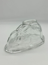 Vintage Mid Century Pressed Glass Rabbit Jelly Mold c1950s picture