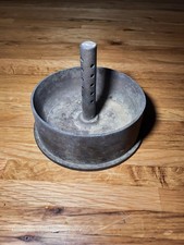 WWII Trench Art Ashtray 105mm M14 Brass Artillery Shell Casing 1944 Militaria picture