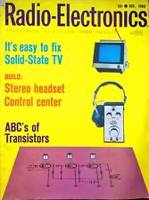 STEREO HEADSET - RADIO - ELECTRONICS MAGAZINE, DECEMBER 1968  picture
